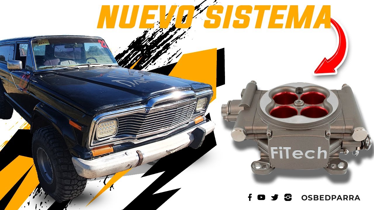 INSTALADO SISTEMA FITECH A LA ABUELITA #FITECH #JEEP #WAGONEER