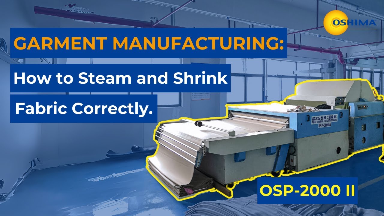 Fabric Shrinkage Machine for Knit Fabrics in Garment Factory