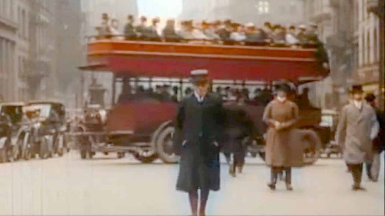 1915 Philadelphia : Industrial Boom & Progressive Era Street Life (Colorized Archive)
