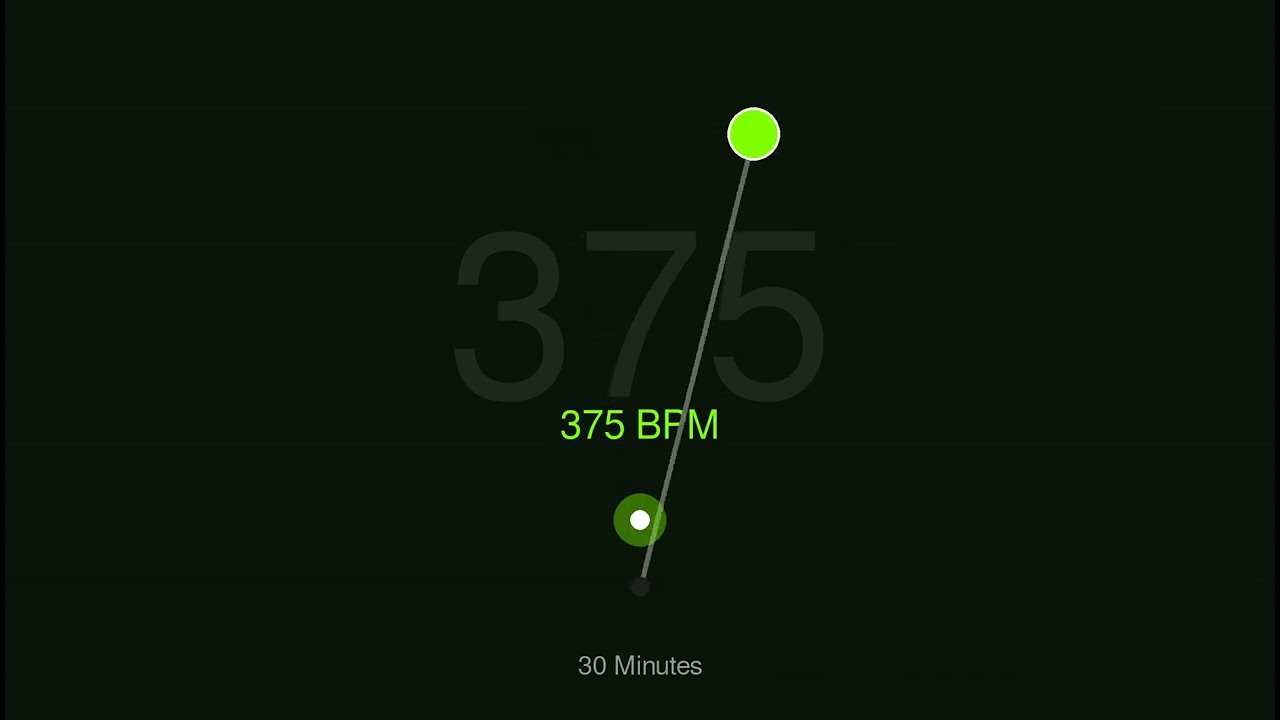 375BPM Metronome | Chartreuse Colour