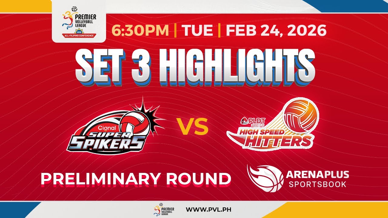 Cignal vs. PLDT - 3rd Set Highlights