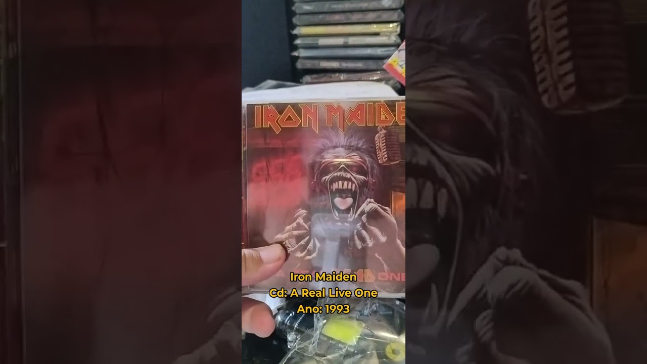 Cd Iron Maiden de 1993 A Real Live One