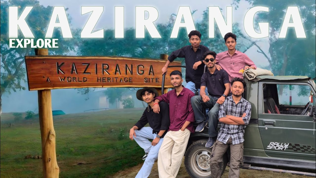 89 Day// 2.5 hours in Kaziranga Explore hidden wild animals //🦏🐅🦌🐘