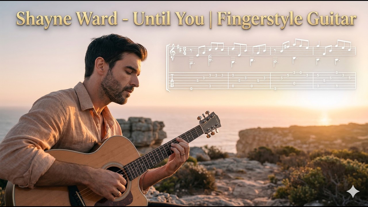 Until You - Fingerstyle Guitar Cover [Tab Acoustic Solo]