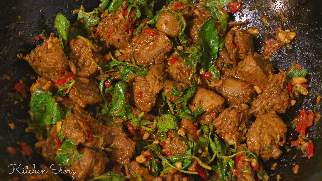 ឆាក្ដៅសាច់ទា[Khmer Lemongrass Duck Stir Fry]ម្ហូបខ្មែរ[Kitchen Story]
