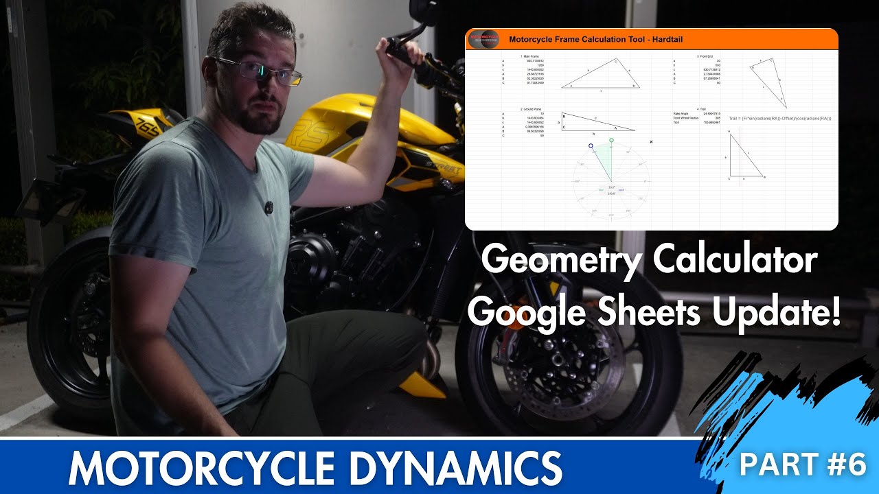Taking Motorcycle Geometry Data | Calculator Update! | Motorcycle Dynamics Part #6