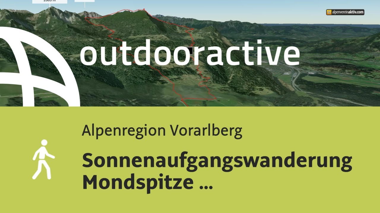 Wanderung in der Alpenregion Bludenz: Sonnenaufgangswanderung Mondspitze (21.08.2023)