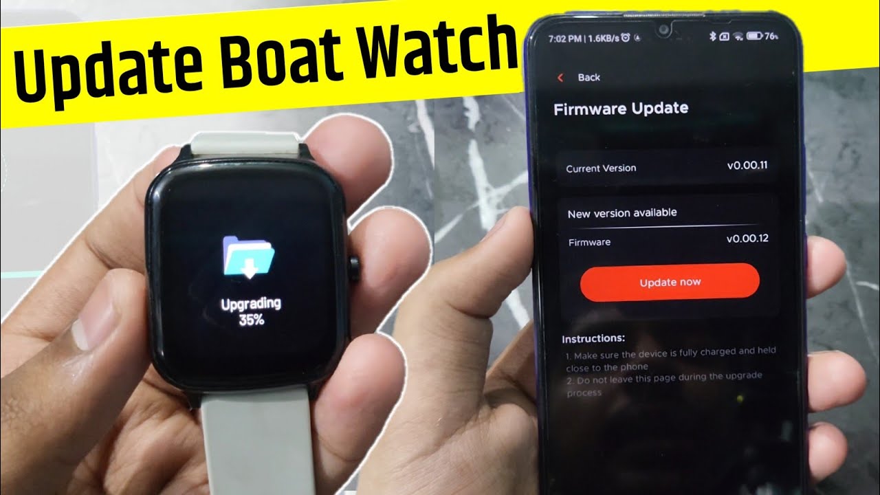 How To Update Boat Smartwatch | smartwatch ko update kaise kare | smart watch firmware update | boat