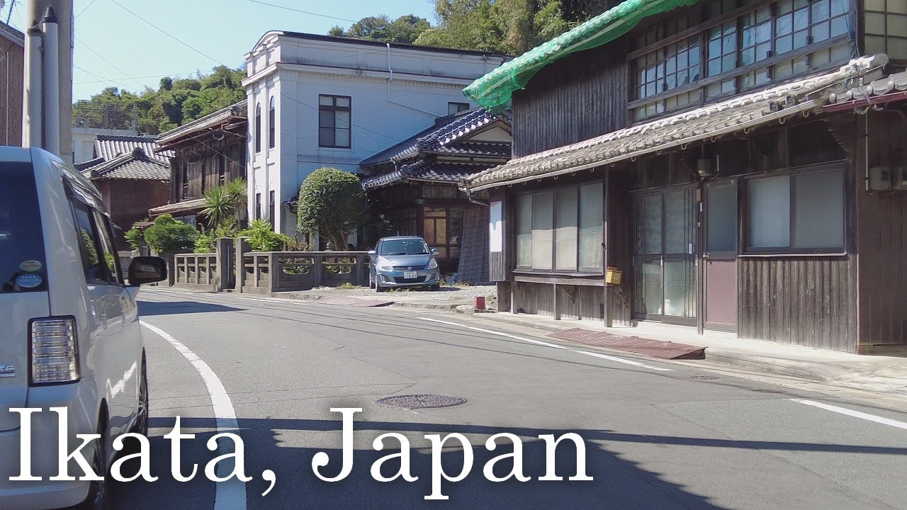 【4K】Relaxing Walk in Japanese Town - Ikata, Ehime