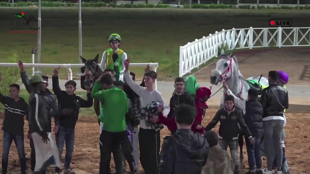 بث مباشر من قِبل الهيئة الليبية لسباق الخيل