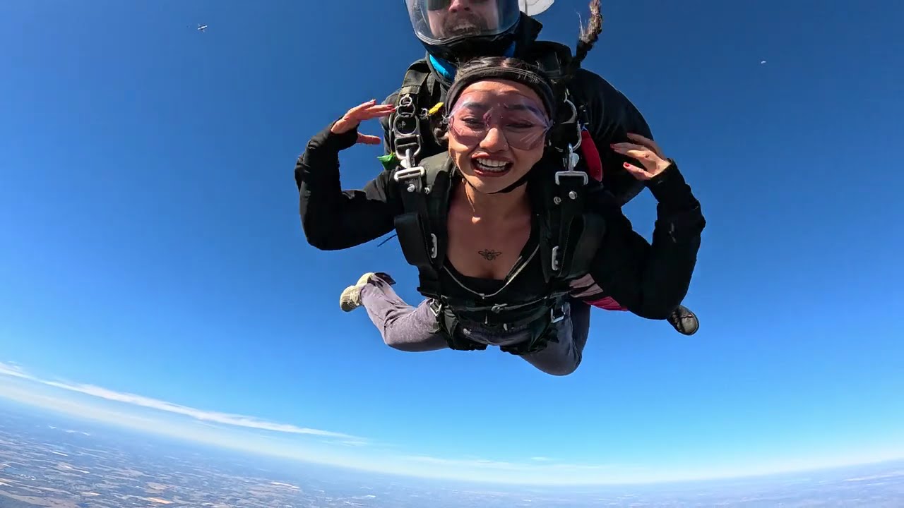 Outside video w Adam skydiving in Zhills Florida
