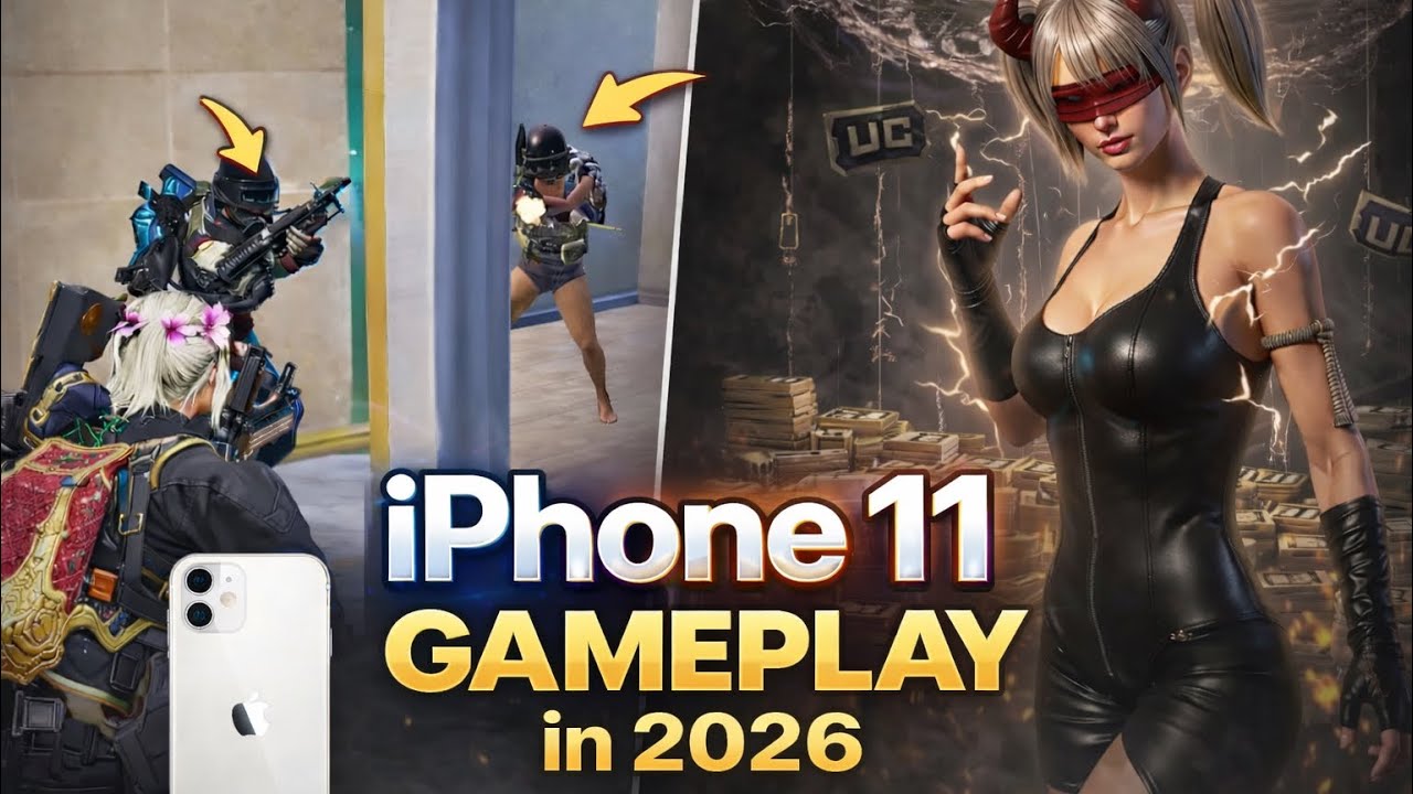 Fastest iPhone 11 player in bgmi🥶 | iPhone 11 bgmi 2026 gameplay❤️‍🔥 