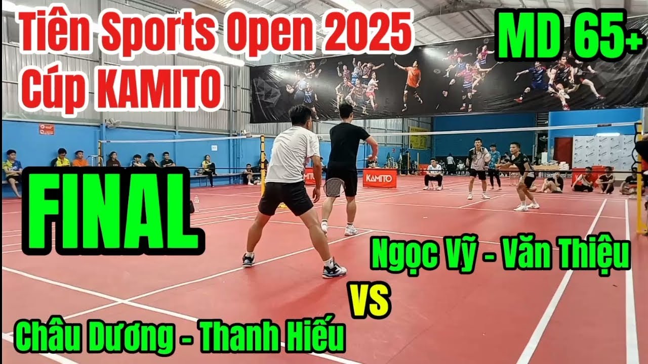 CK Đôi Nam 65+ Tiên Sports Open 2025 Cúp KAMITO. Châu Dương - Thanh Hiếu bản lĩnh lên ngôi.