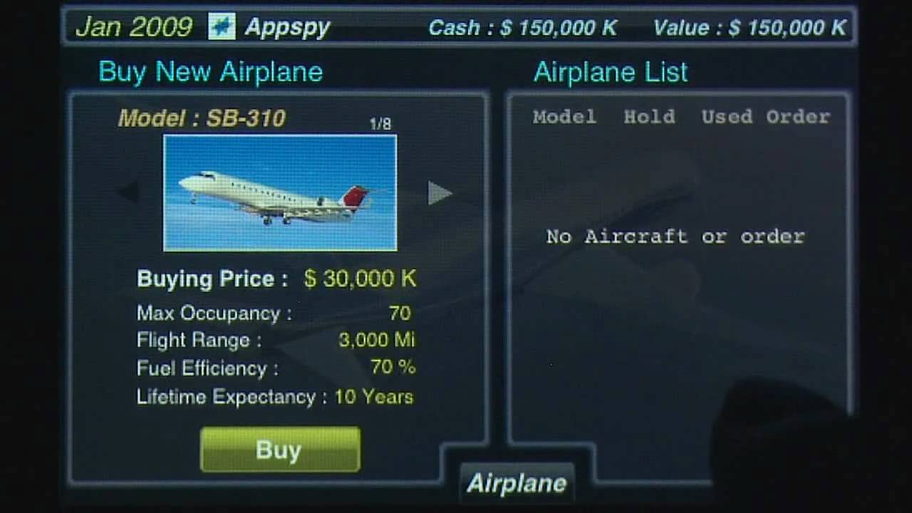 Air Tycoon iPhone Gameplay Video Review - AppSpy.com