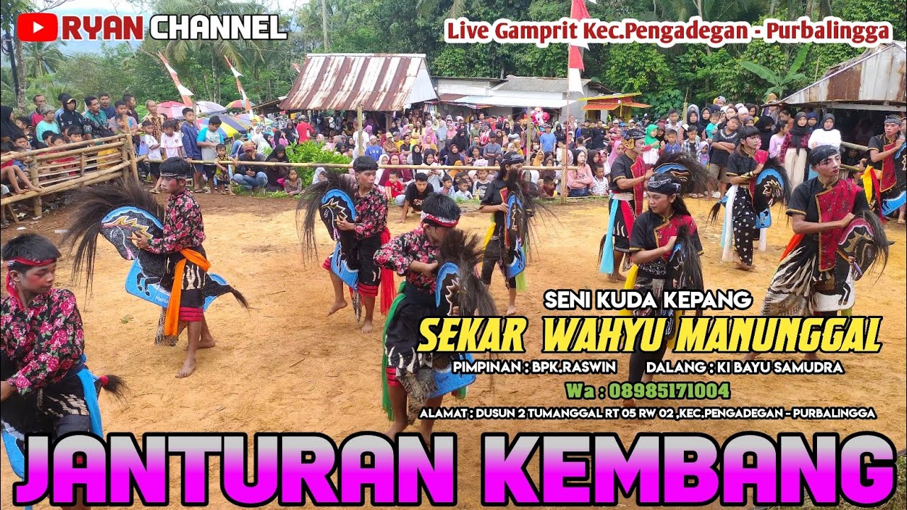 JANTURAN KEMBANG 🔴 EBEG SEKAR WAHYU MANUNGGAL 🔴 LIVE GAMPRIT #ryanchannel #ebeg