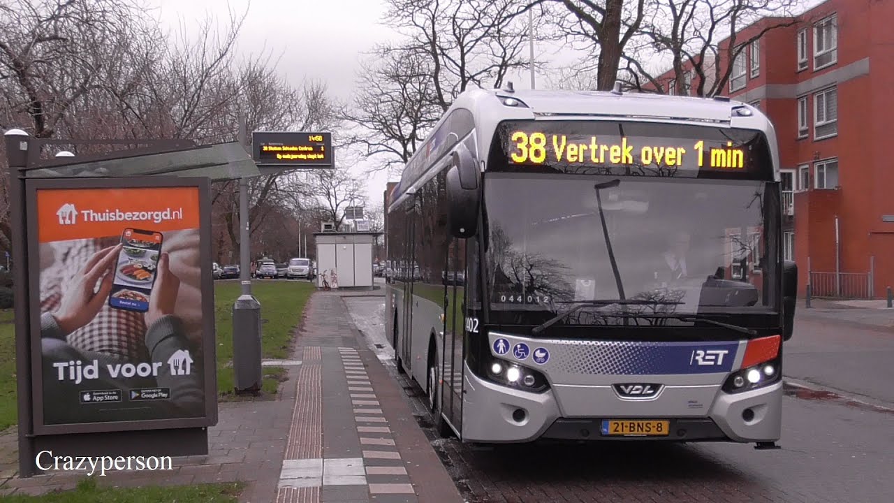 Busrit Rotterdam Centraal - Crooswijk, met Nieuwe RET Bus