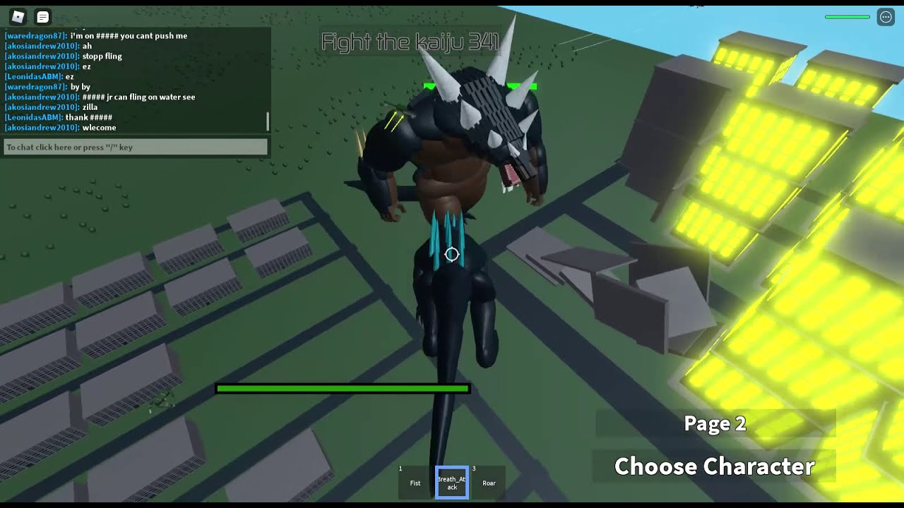 Roblox kaiju attack simulator defeat all kaiju part 2 || simulator kaiju ||