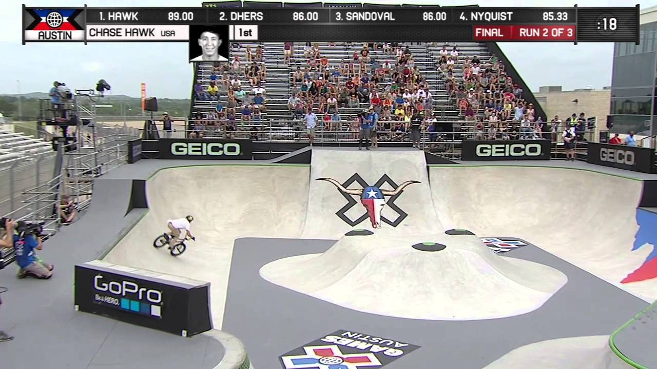 Chase Hawk Wins BMX Park Gold | X Games Austin 2014