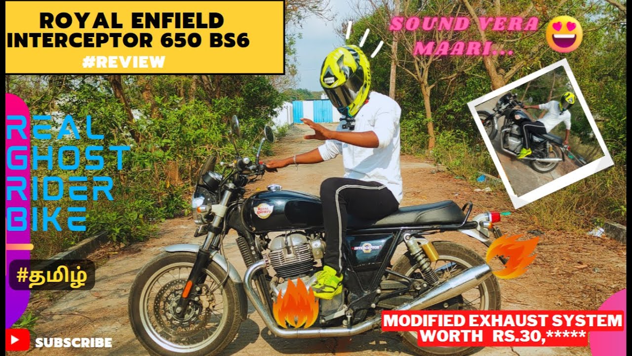 Royal Enfield | Interceptor 650  Review | Top Speed  | Modified  Exhaust | Tamil review | TDF  #tdf