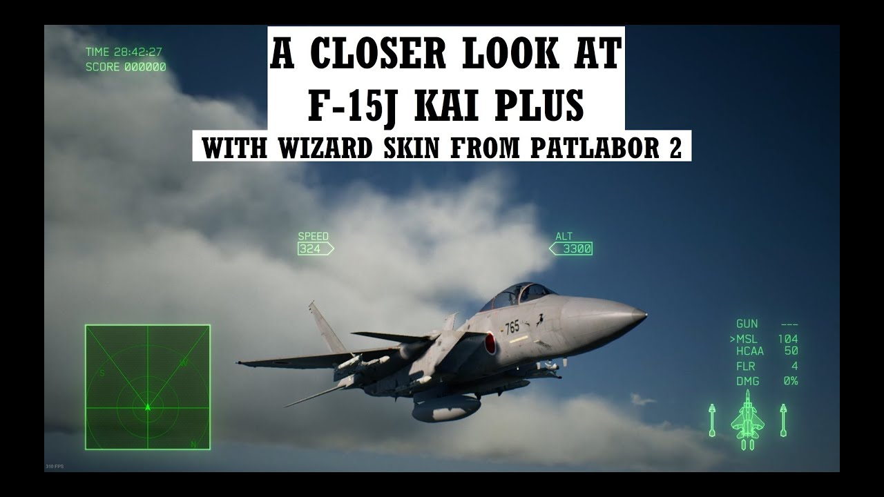 Closer look at F-15J KAI PLUS from patlabor 2 - Ace combat 7