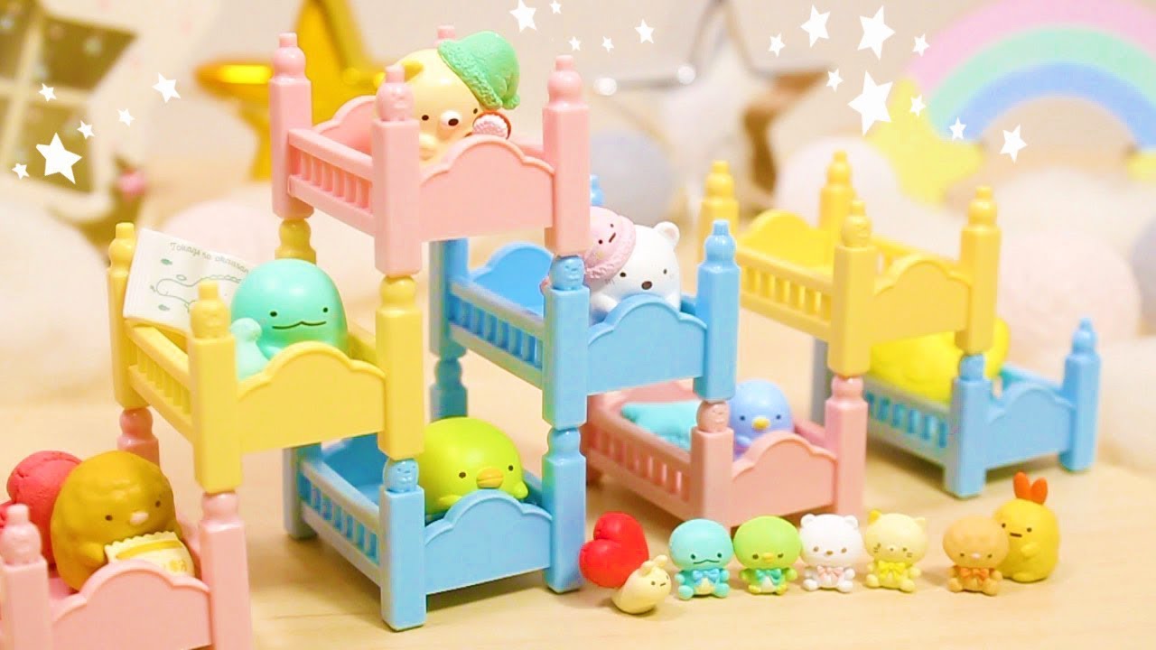 【リーメント すみっコぐらし】 おやすみベッド Sumikko Gurashi Bed room [Miniature Toy]