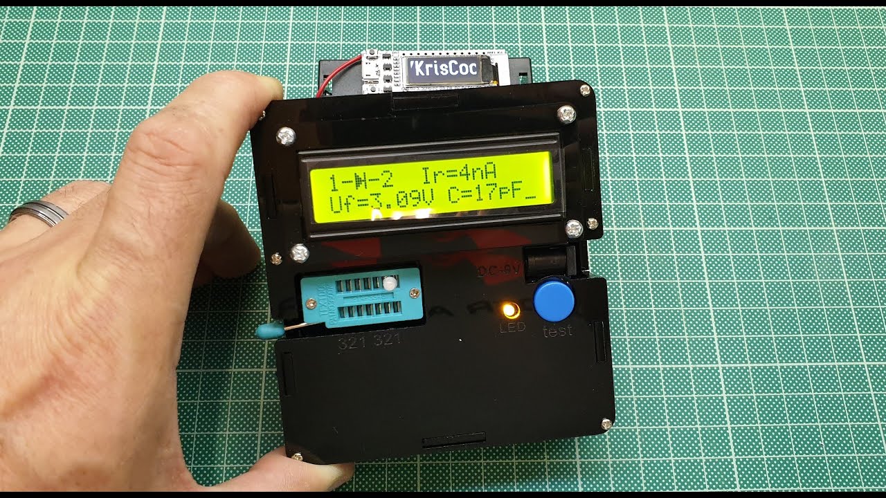 Building a KKMoon component / transistor tester and a shout-out to 
