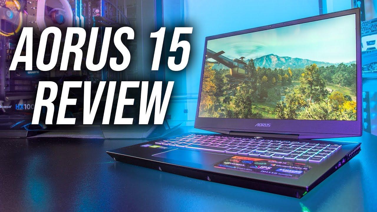 Aorus 15 Gaming Laptop Review - RTX 2060