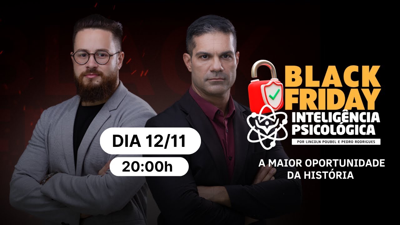 INTELIGÊNCIA PSICOLÓGICA - LIVE BLACK FRIDAY