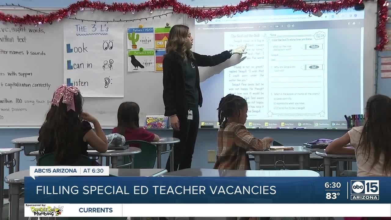 Arizona schools struggling to hire special education teachers, staff
