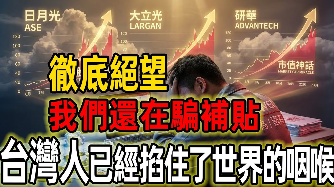 看完台灣這9大王牌,大陸工程師哭了我們還在騙補貼，台灣人已經掐住了世界的咽喉！差距絕望。天天喊「留島不留人」，原來小丑竟是我自己？這不是彎道超車，這是文明的降維打擊！台灣護照含金量看懂了。