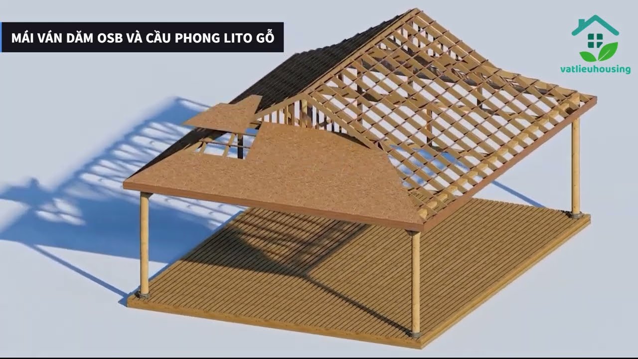 Hướng dẫn thi công Rơm nhân tạo CỰC DỄ | Rơm nhân tạo trên mái ván dăm OSB?!?