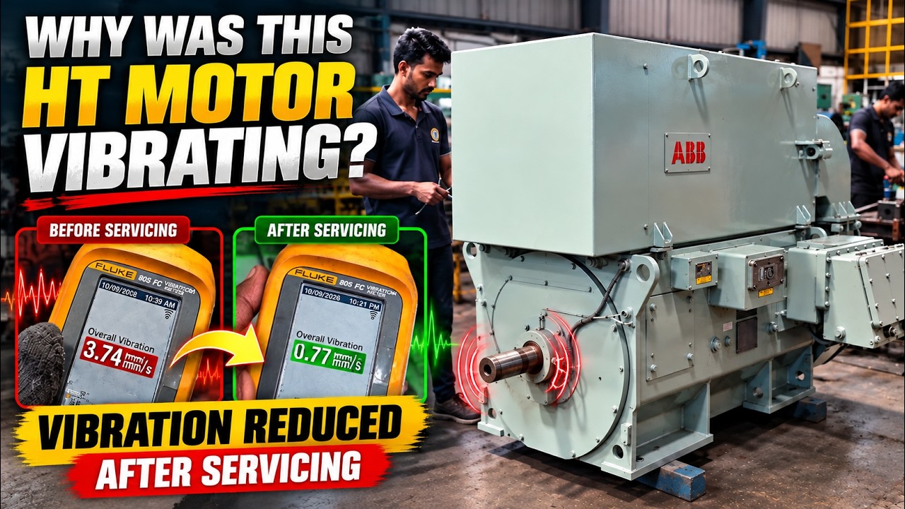 Why Was This 6.6 kV HT Motor Vibrating? | Vibration Issue Resolved