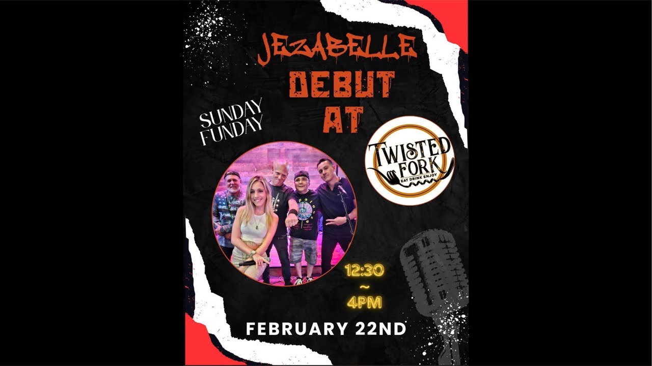🔥 OFFICIAL DEBUT – JEZABELLE Live at Twisted Fork 🎸🤘 Feb 22 | Sunday Funday | SET 2 🔥