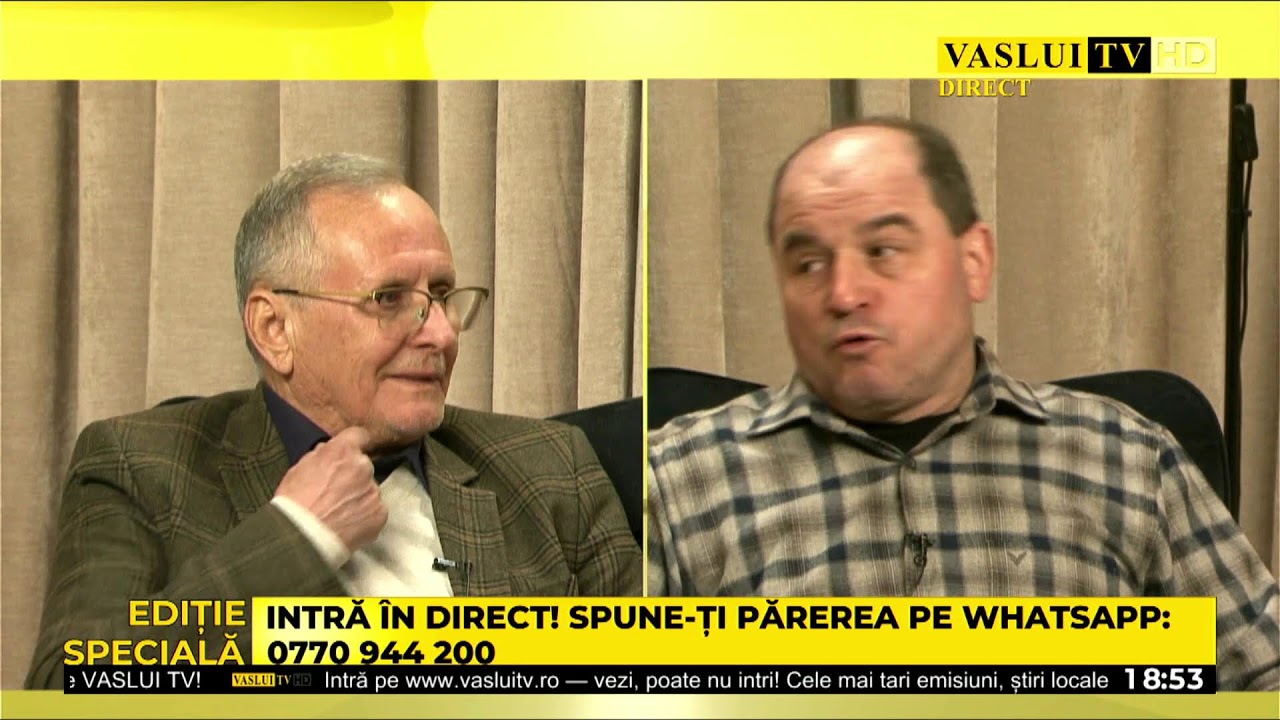 🔴LIVE ACUM la Vaslui TV | Primarul comunei Ivănești, Vasile Nova