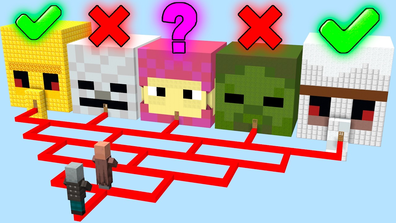 which boss house will villager choose?