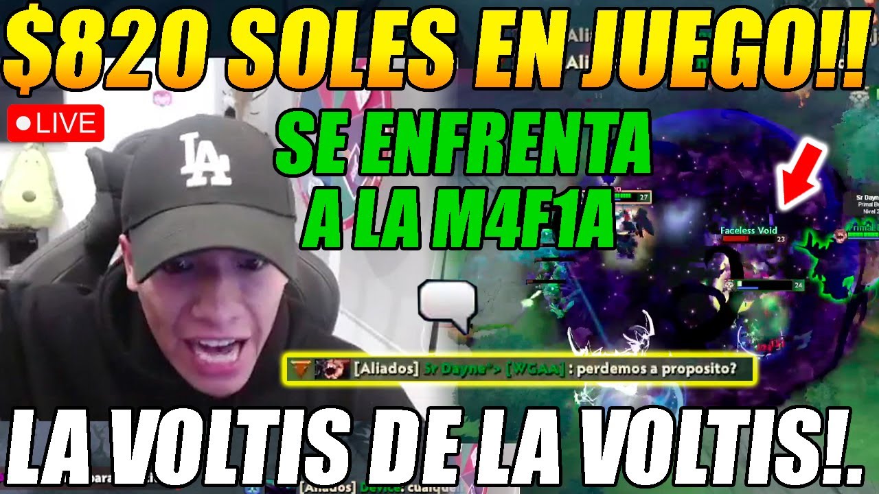 BUTI se JUEGA DOTA de $820 soles! se ENFRENTA a la M4F1A en su máximo NIVEL igual le hacen la VOLTIS