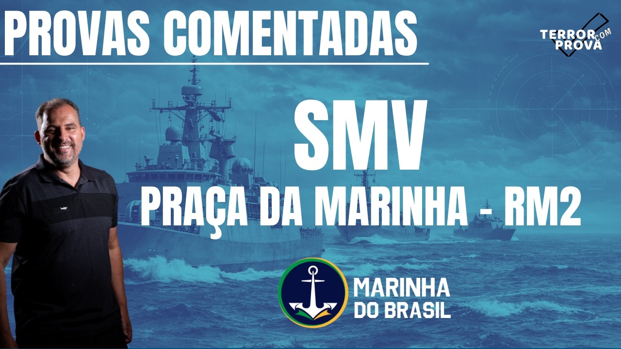 Português Marinha SMV / Prova comentada Praça RM2 2026