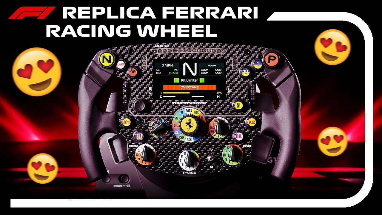 MY NEW F1 REPLICA RACING WHEEL SETUP! - Thrustmaster Ferrari SF1000 Formula Wheel Add-On Rim (TS-PC)