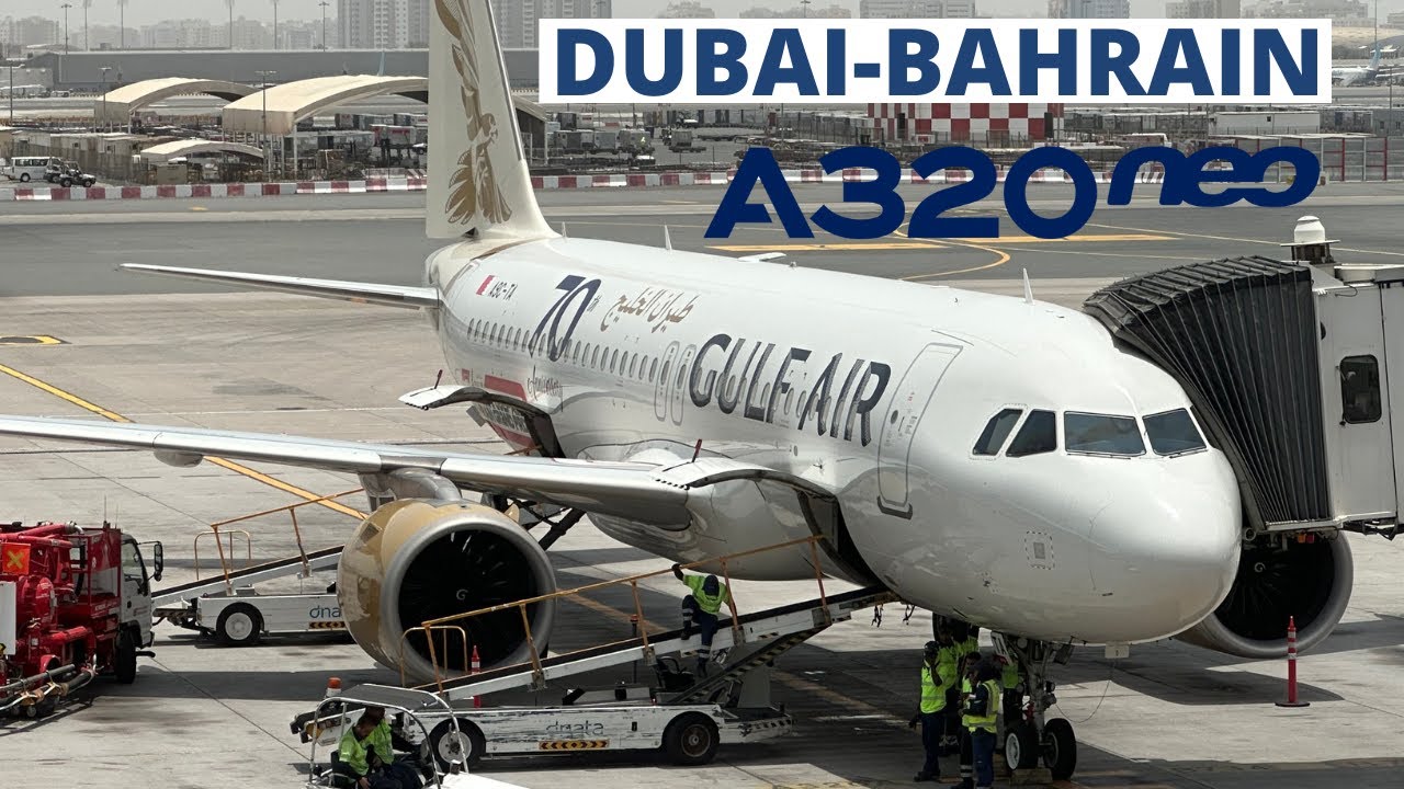 TRIP REPORT|Gulf Air Economy class |Dubai-Bahrain|Airbus A320neo