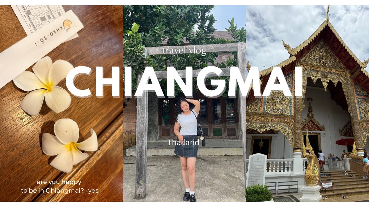 Exploring Chiangmai🌸 | Thailand | 🌸land of angles, Japanese village, night market, shopping!!🛍️ 
