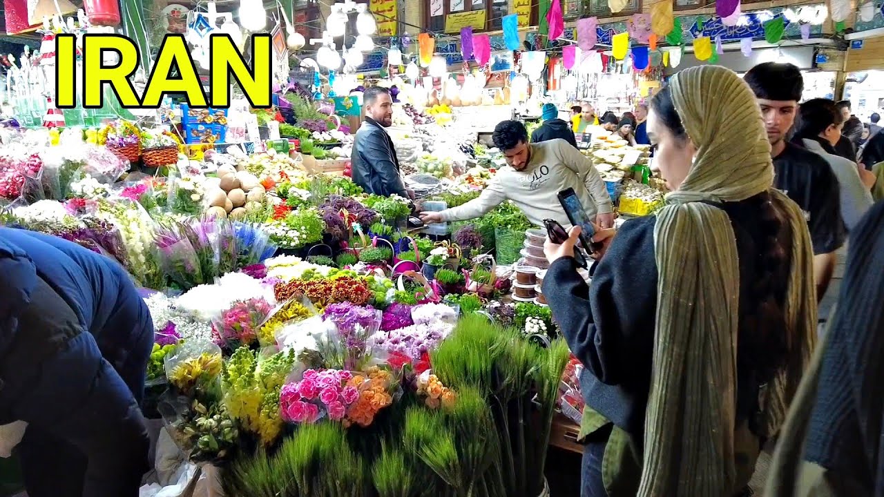 Exploring Tajrish Bazaar Before New Year in Iran