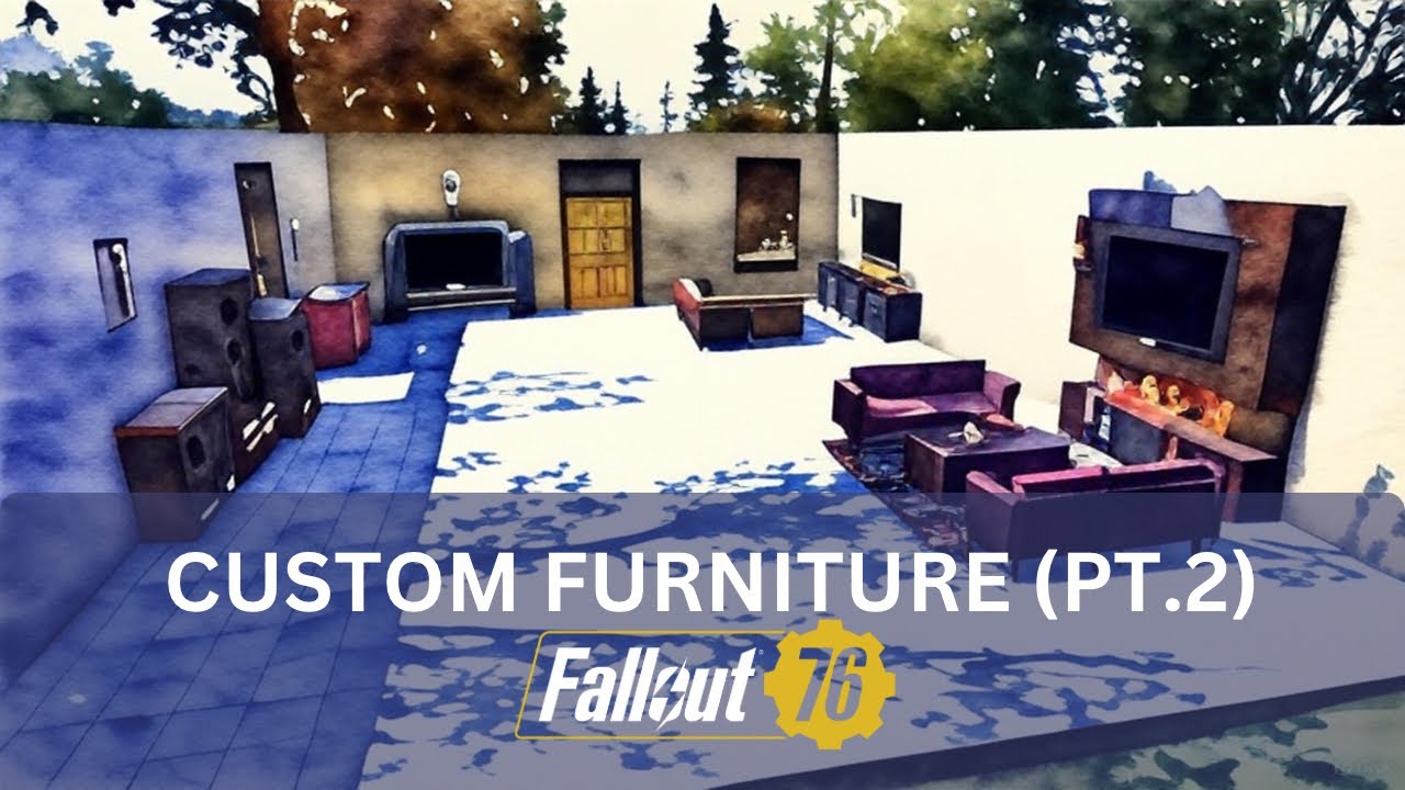 How to get custom furniture and decor in Fallout 76  (Part 2)! 