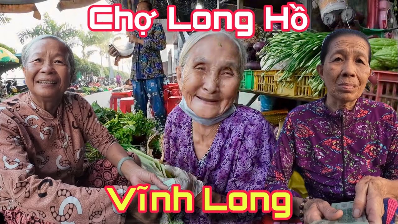 Chợ Long Hồ Vĩnh Long Người Lớn Tuổi Khó Khăn Hạnh Phúc Nhận Quà Hảo Tâm Từ Mỹ | Khương Nhựt Minh