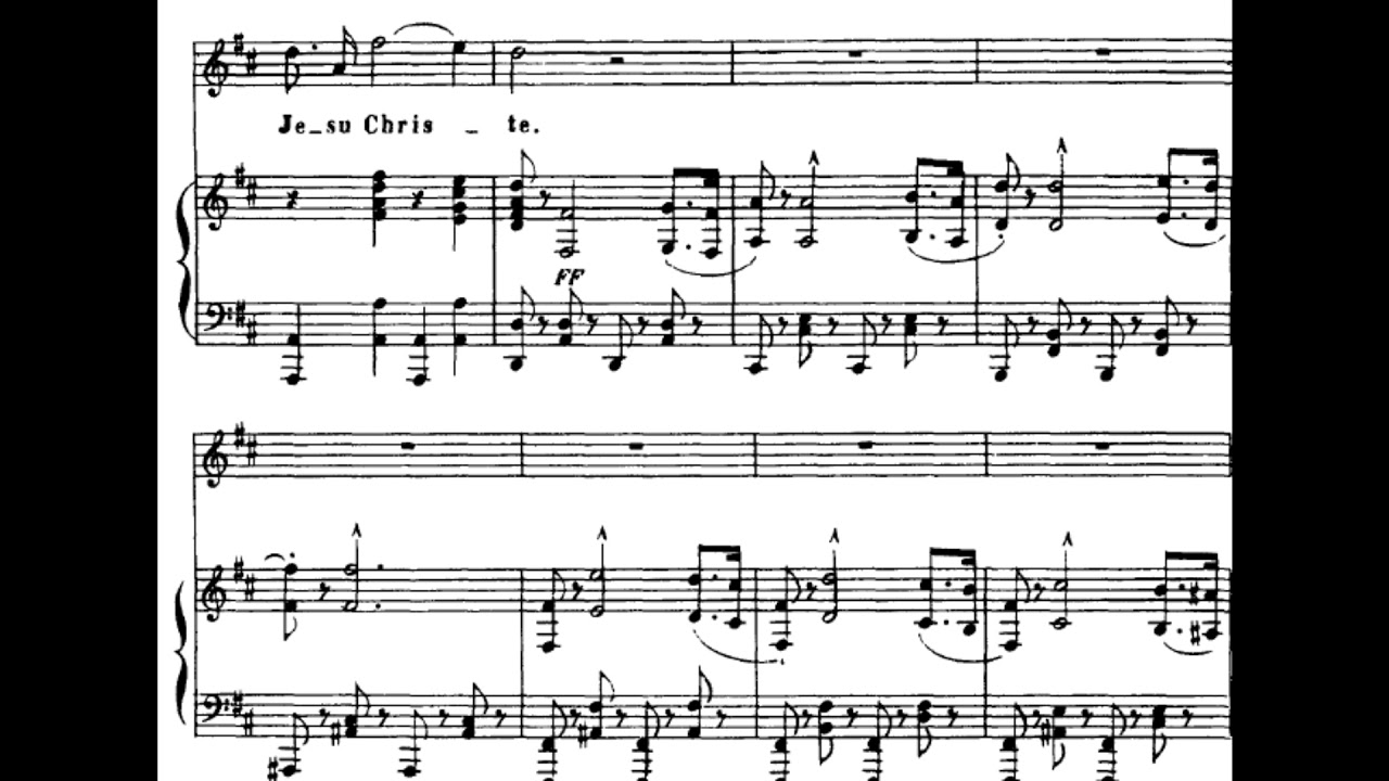 G. Rossini DOMIDE DEUS "Petite Messe Solennelle" tenore (piano accompaniment with score karaoke)