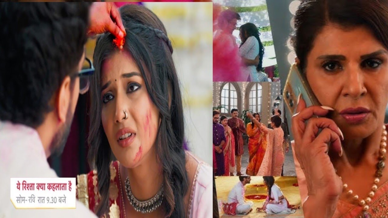 Arman Fills Abhira Maang With Sindoor in Holi || YEH RISHTA KYA KEHLATA HAI || UPCOMING TWIST
