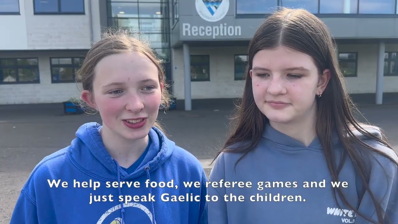 Bishopbriggs Academy has been using shinty to support Gaelic
