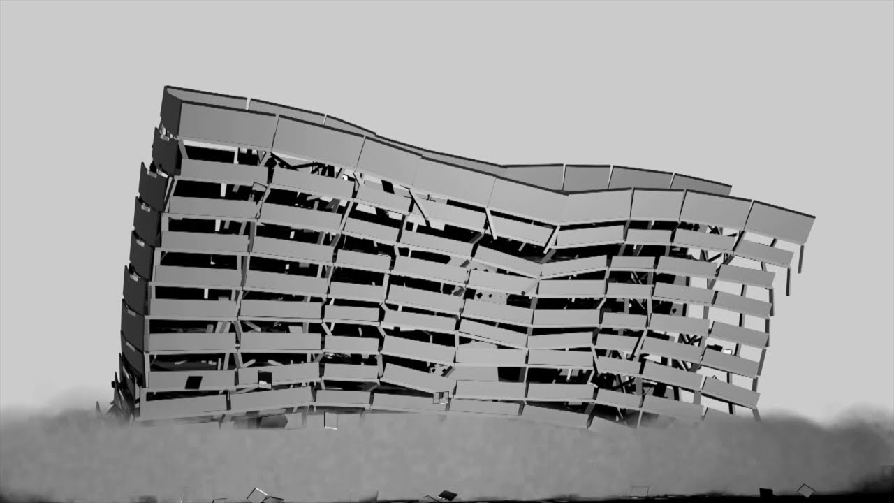 EDIFICIO NUEVO LEÓN - SIMULACION DE DERRUMBE PARTE II
