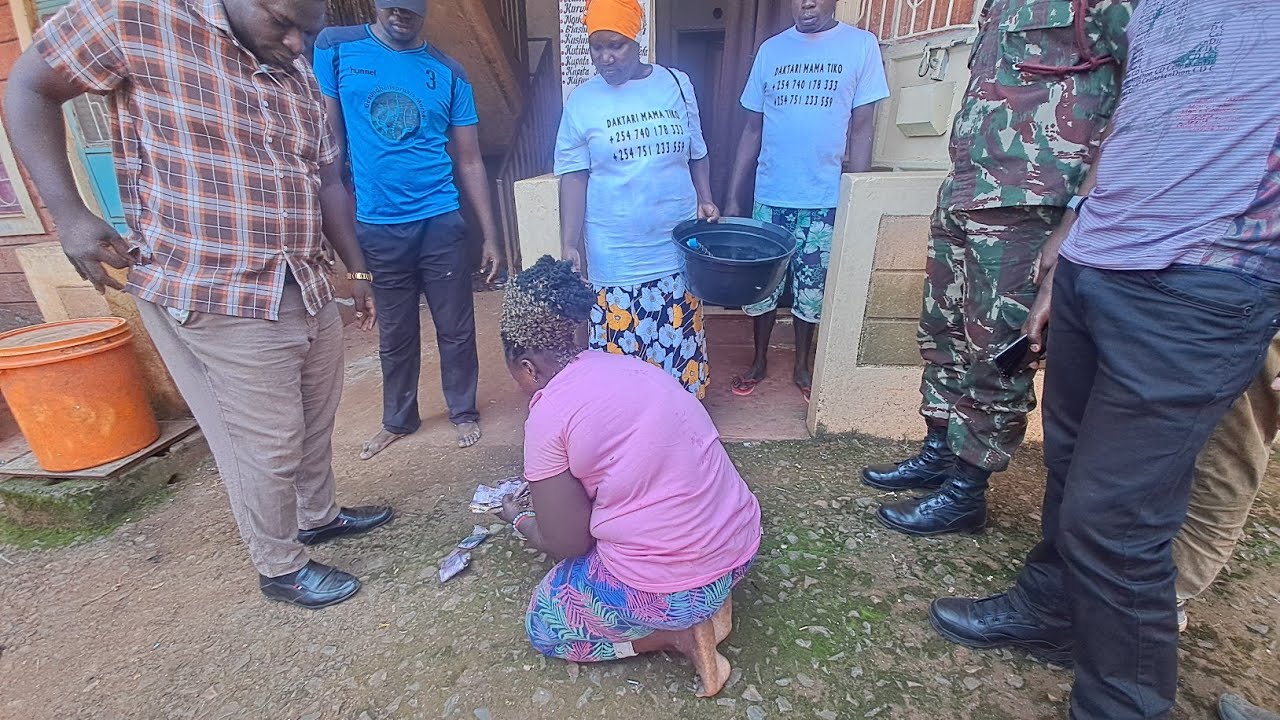 MAAJABU!!! NDRAAAMAAA IN KISII AS WOMAN THIEFIN KISII STOLE 50K ATTACKED BY BEES SENT BY A W*ITCH