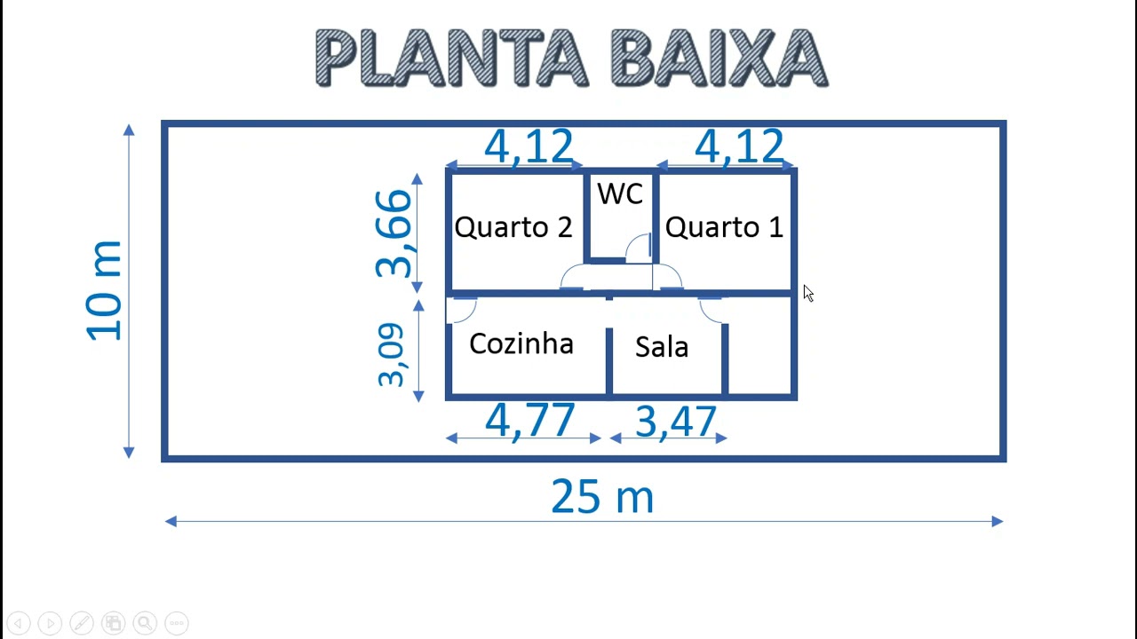Entendendo plantas baixas simples de residências - O que é planta baixa?