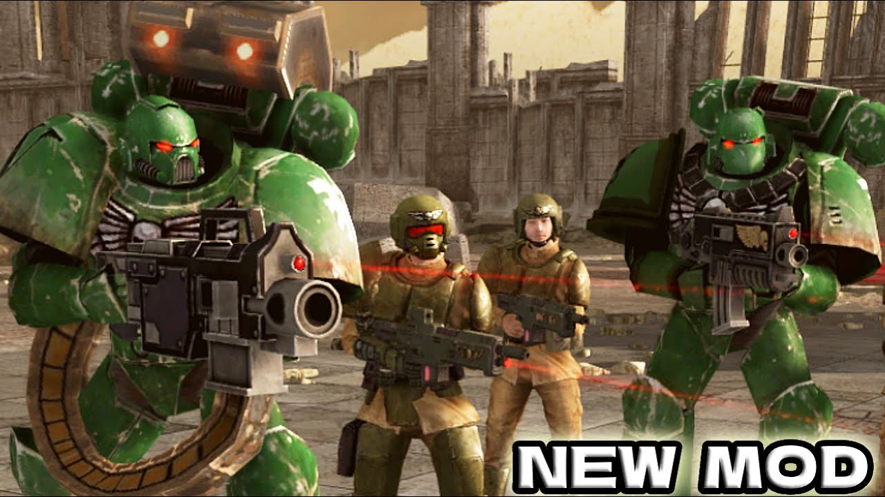 Dark Angels & Imperial Guard vs Tau! - Last Victim Warhammer 40k Mod | Men of War: Assault Squad 2